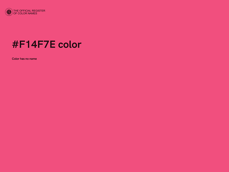 #F14F7E color image