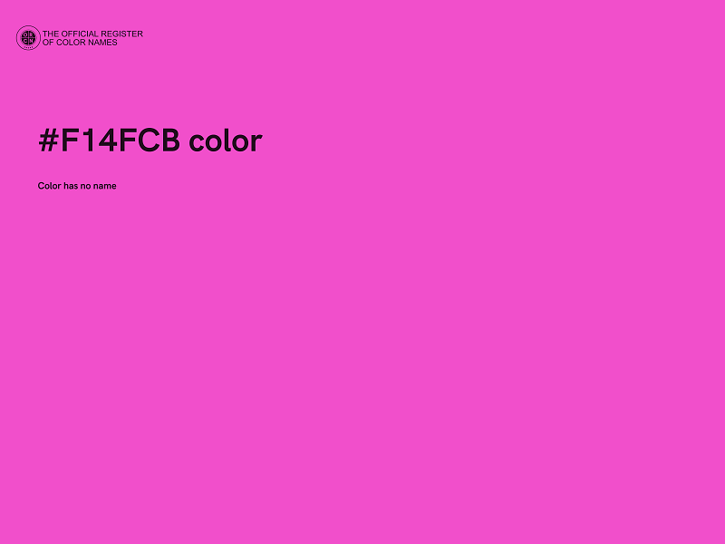 #F14FCB color image