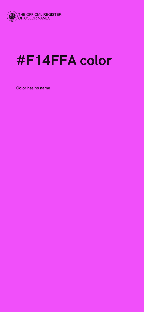 #F14FFA color image