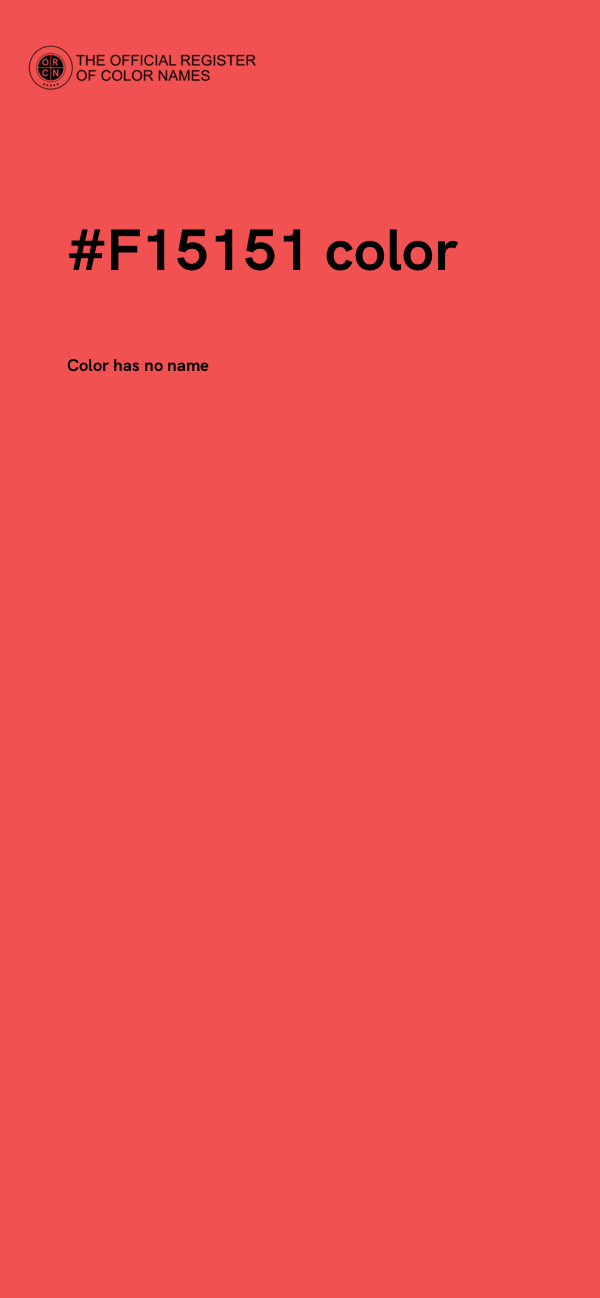 #F15151 color image