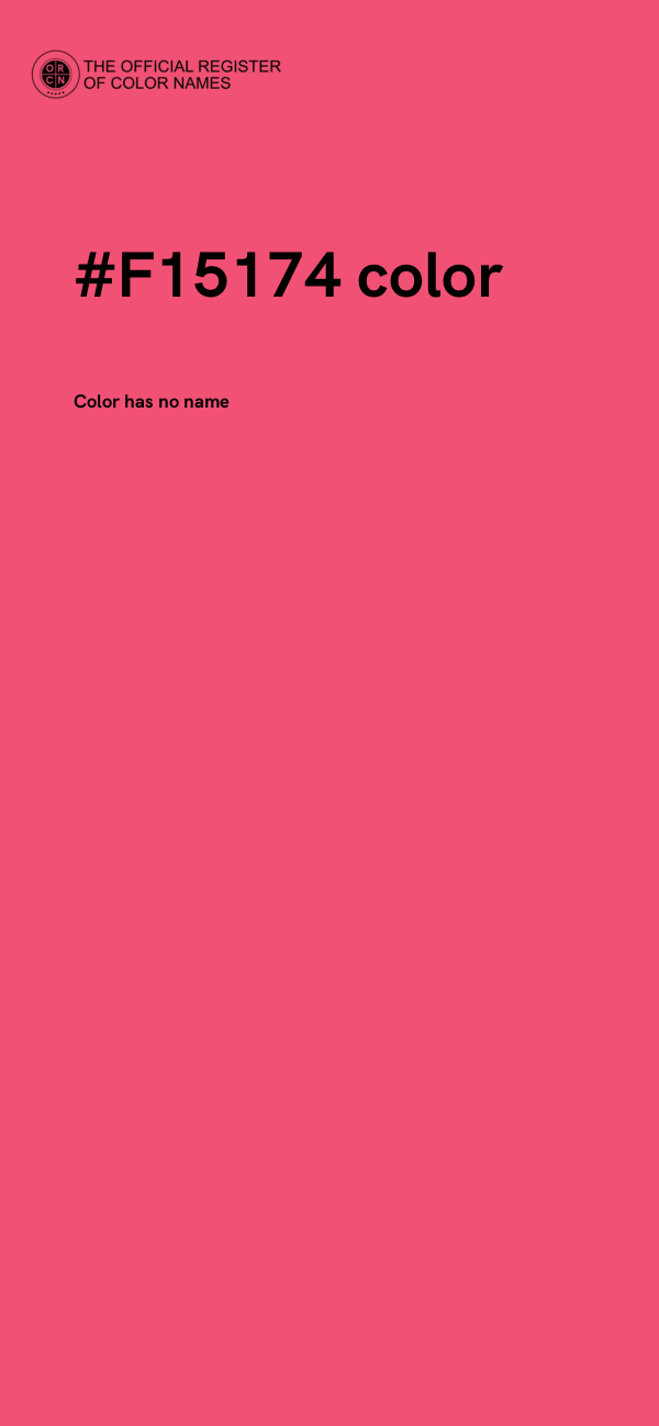 #F15174 color image