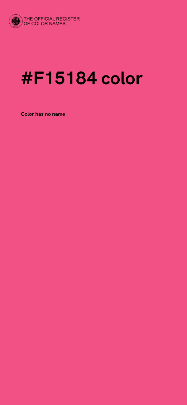 #F15184 color image