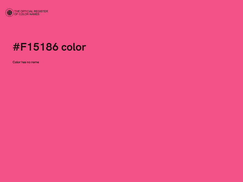 #F15186 color image