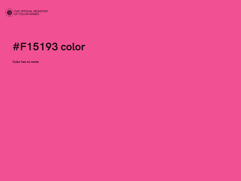 #F15193 color image