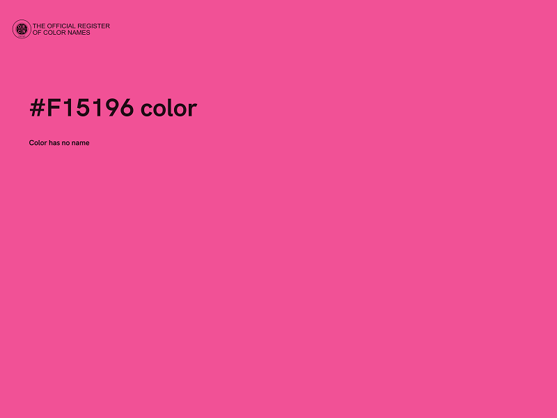 #F15196 color image
