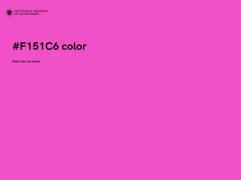 #F151C6 color image