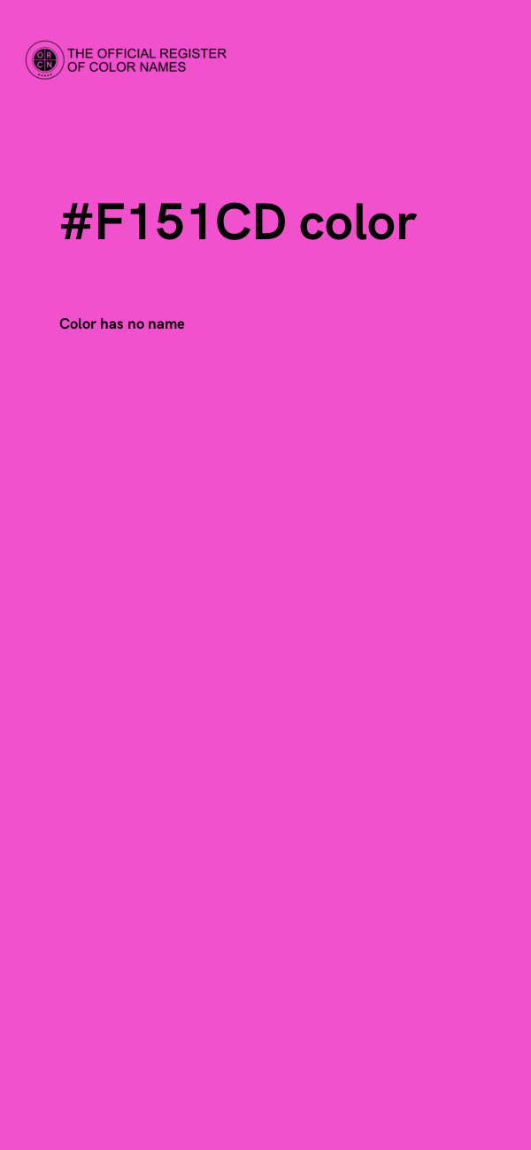 #F151CD color image
