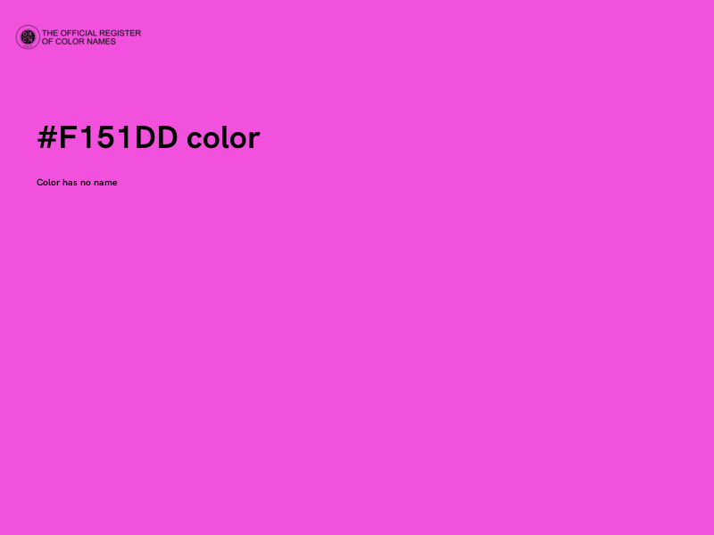 #F151DD color image