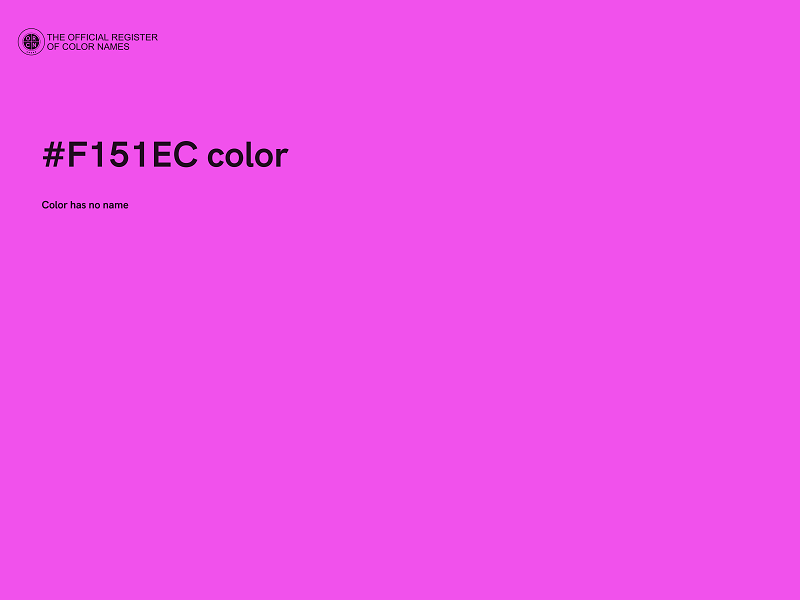 #F151EC color image