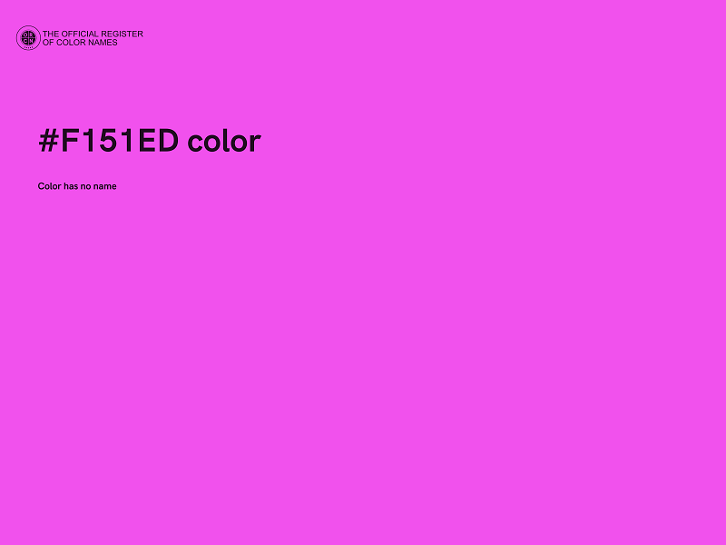 #F151ED color image
