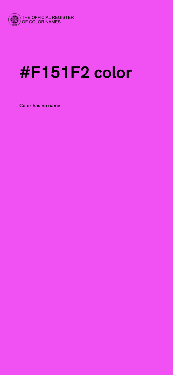 #F151F2 color image
