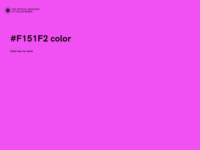 #F151F2 color image