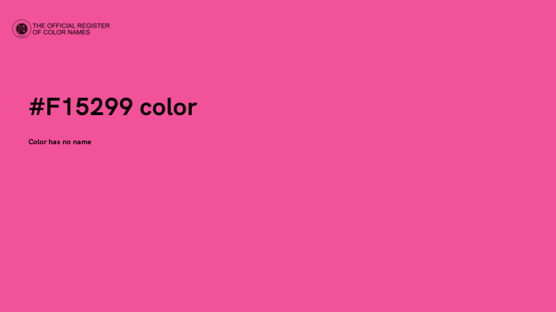 #F15299 color image