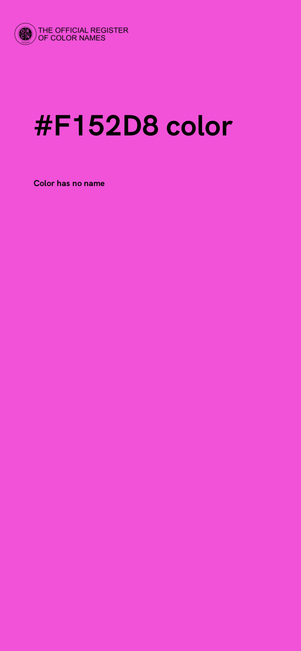 #F152D8 color image