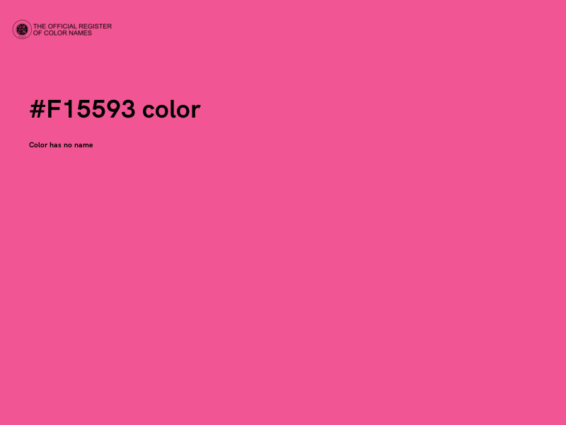 #F15593 color image