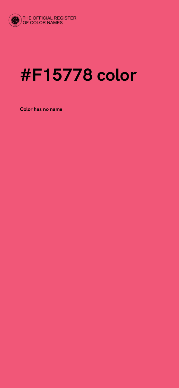 #F15778 color image