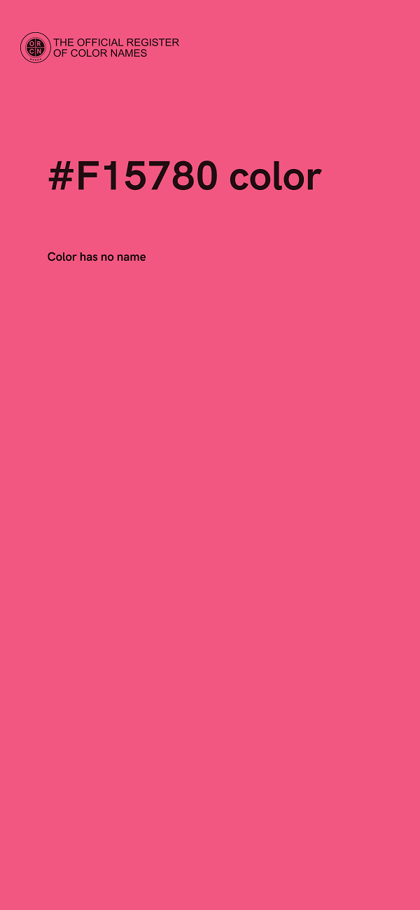 #F15780 color image