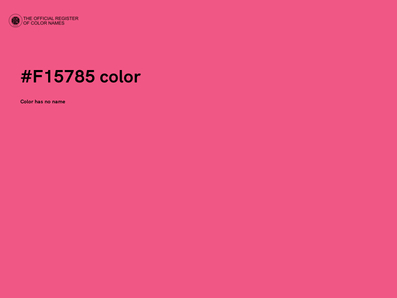 #F15785 color image
