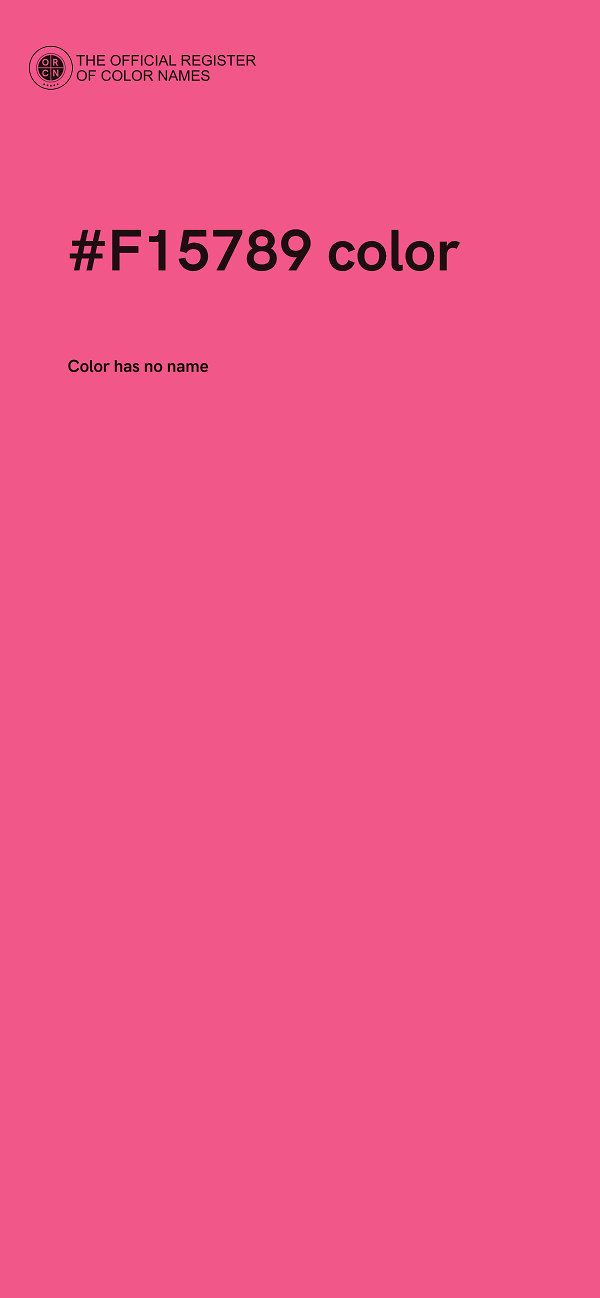 #F15789 color image