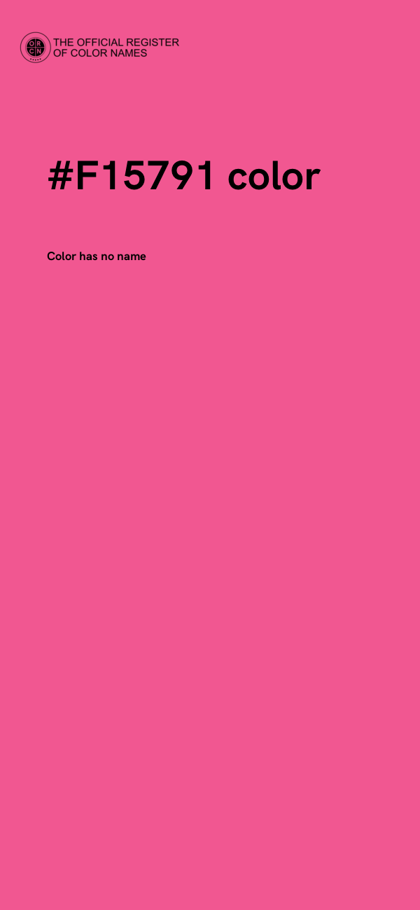 #F15791 color image