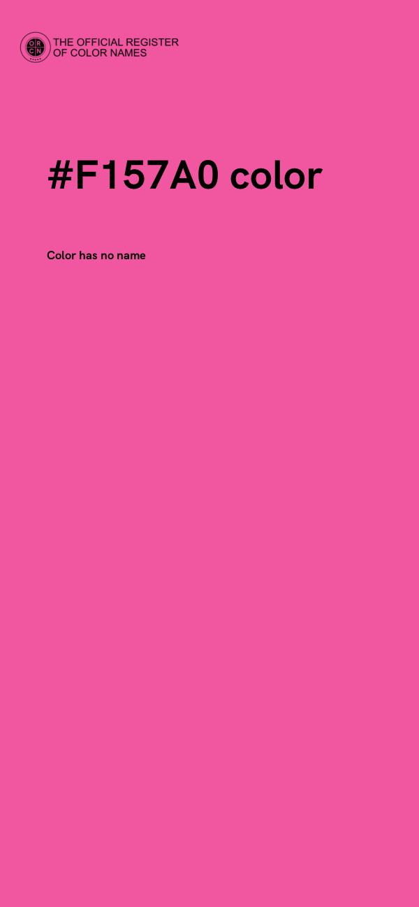 #F157A0 color image