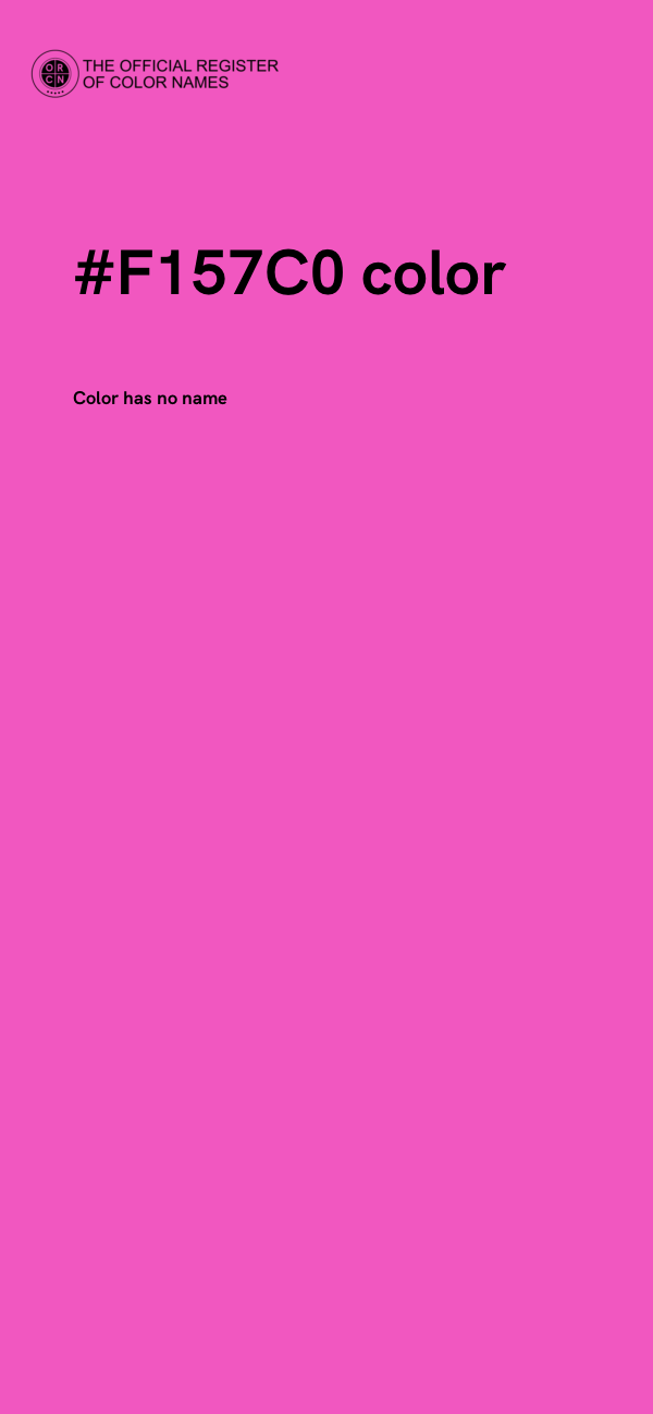 #F157C0 color image