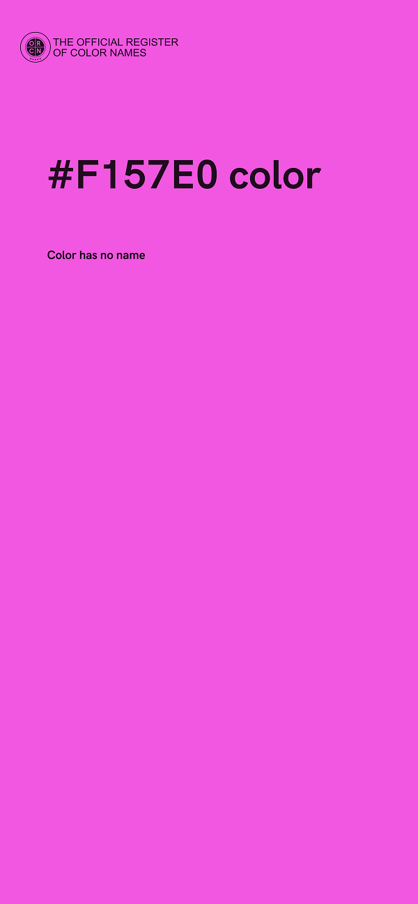 #F157E0 color image