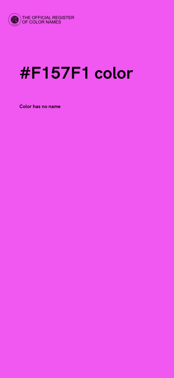 #F157F1 color image