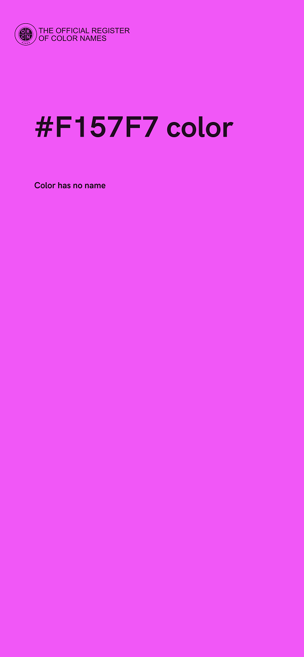 #F157F7 color image