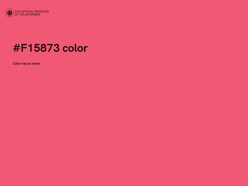 #F15873 color image