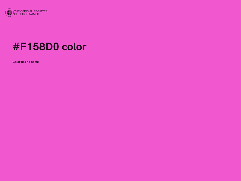 #F158D0 color image