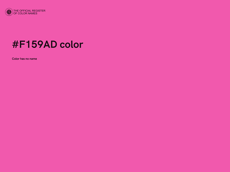 #F159AD color image