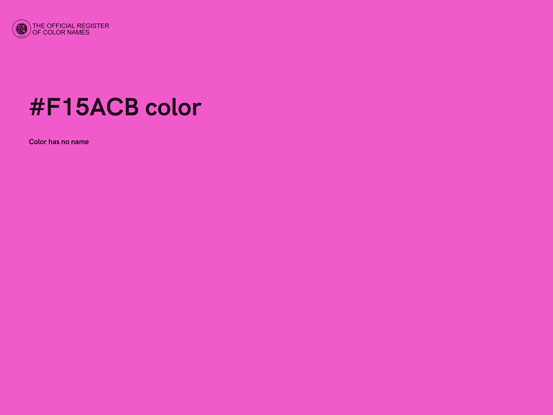 #F15ACB color image