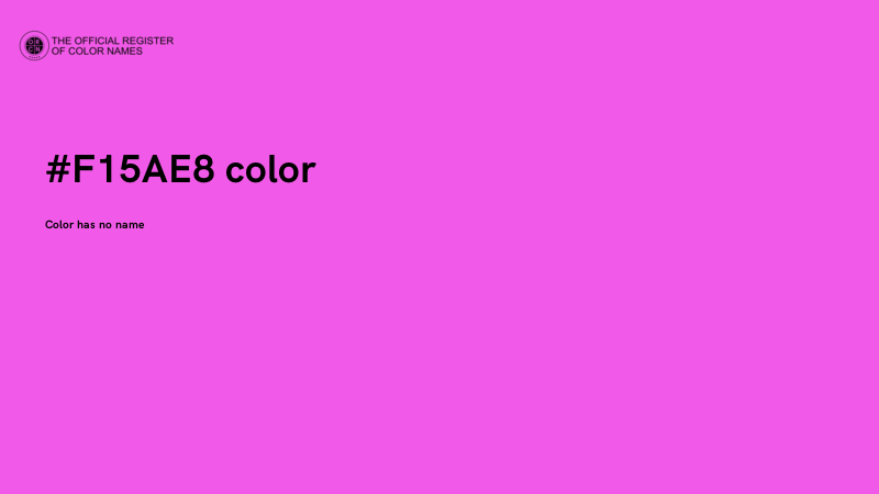 #F15AE8 color image