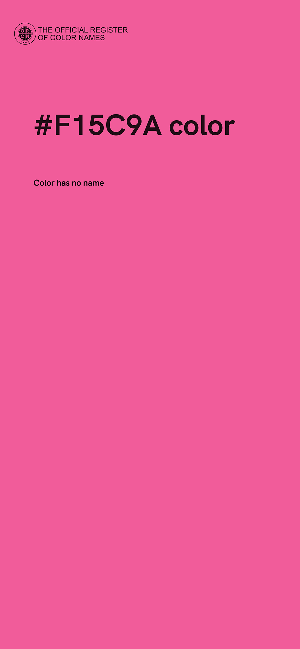 #F15C9A color image