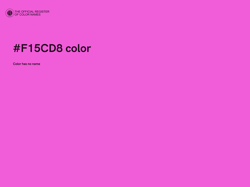 #F15CD8 color image