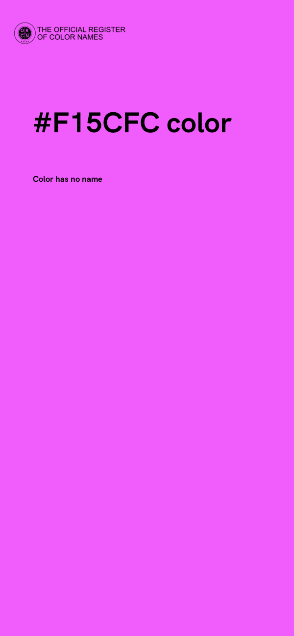 #F15CFC color image