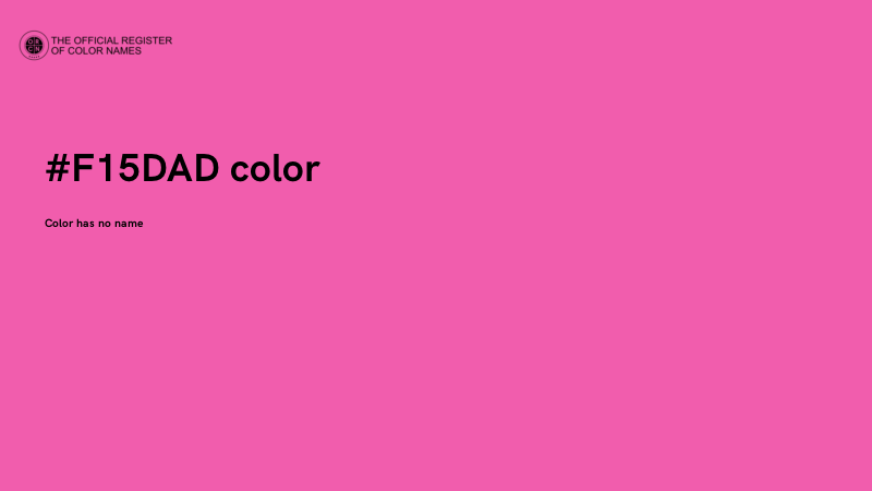 #F15DAD color image