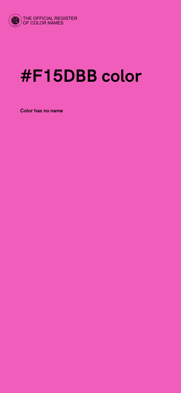 #F15DBB color image