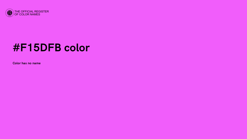 #F15DFB color image