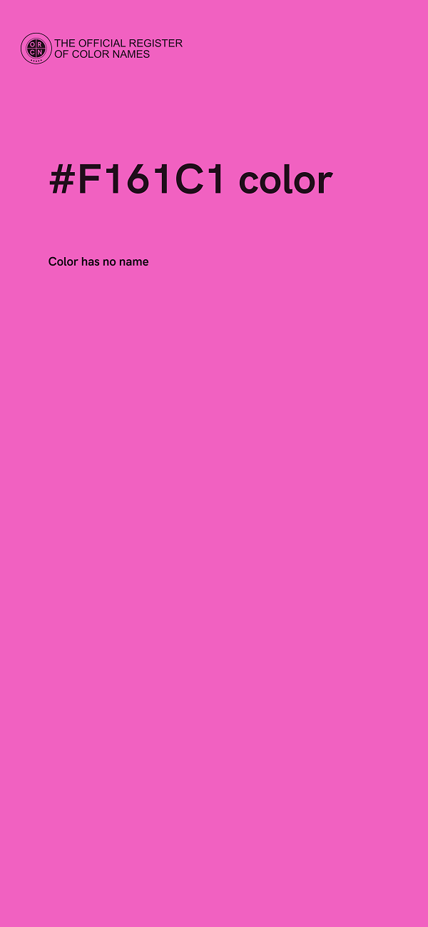 #F161C1 color image