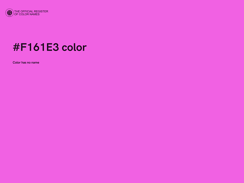 #F161E3 color image