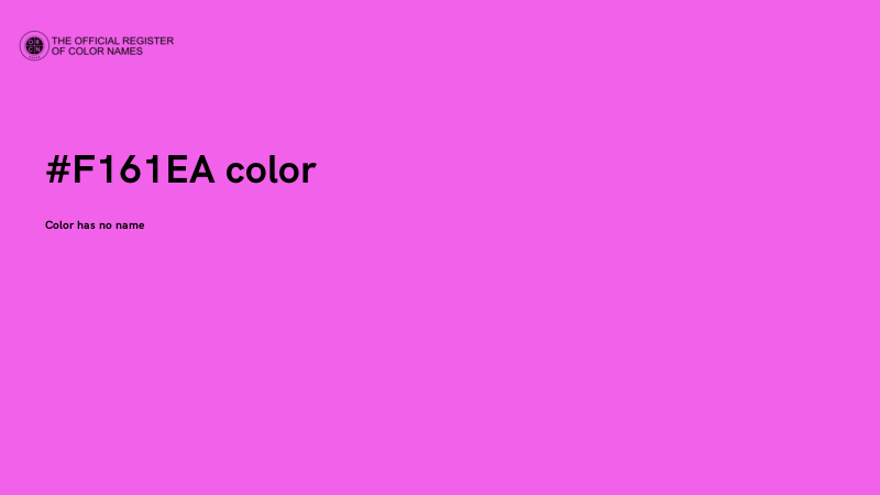 #F161EA color image