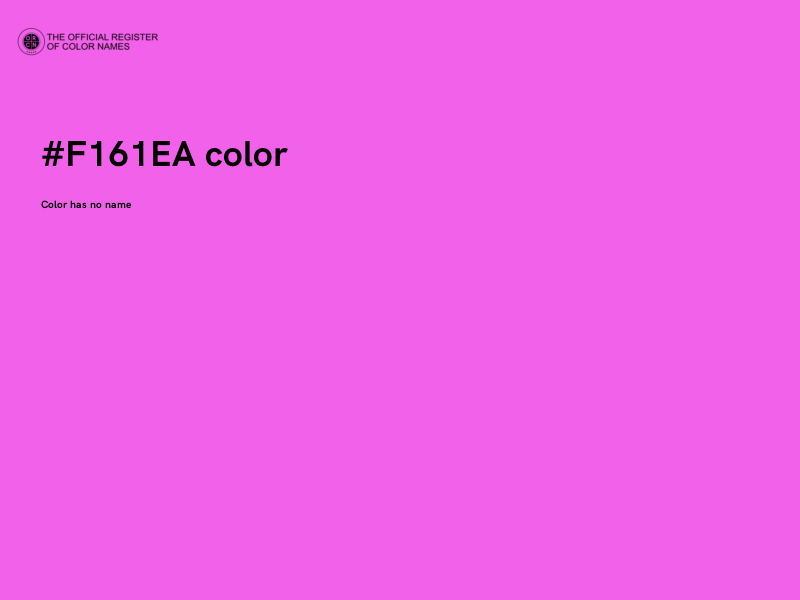 #F161EA color image