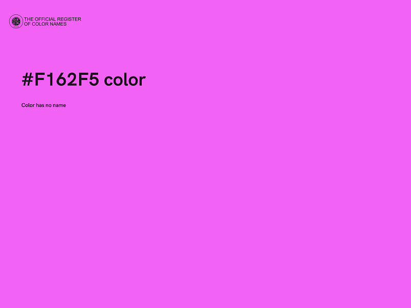 #F162F5 color image