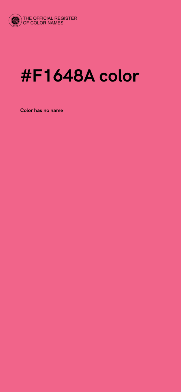 #F1648A color image