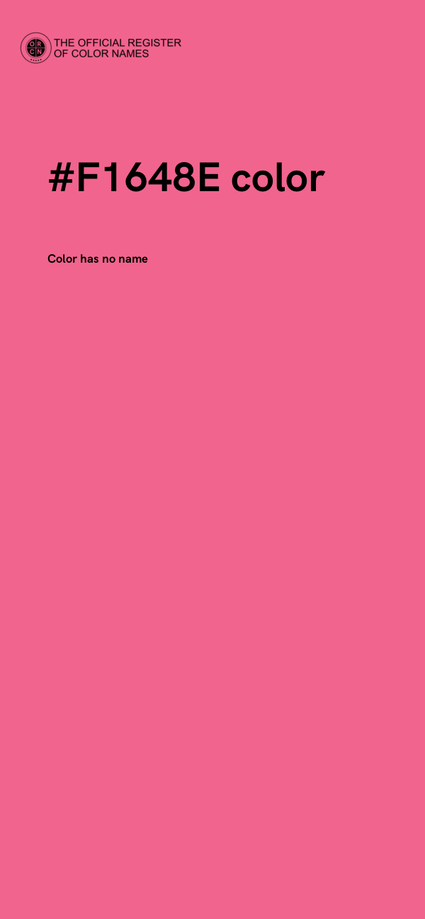 #F1648E color image