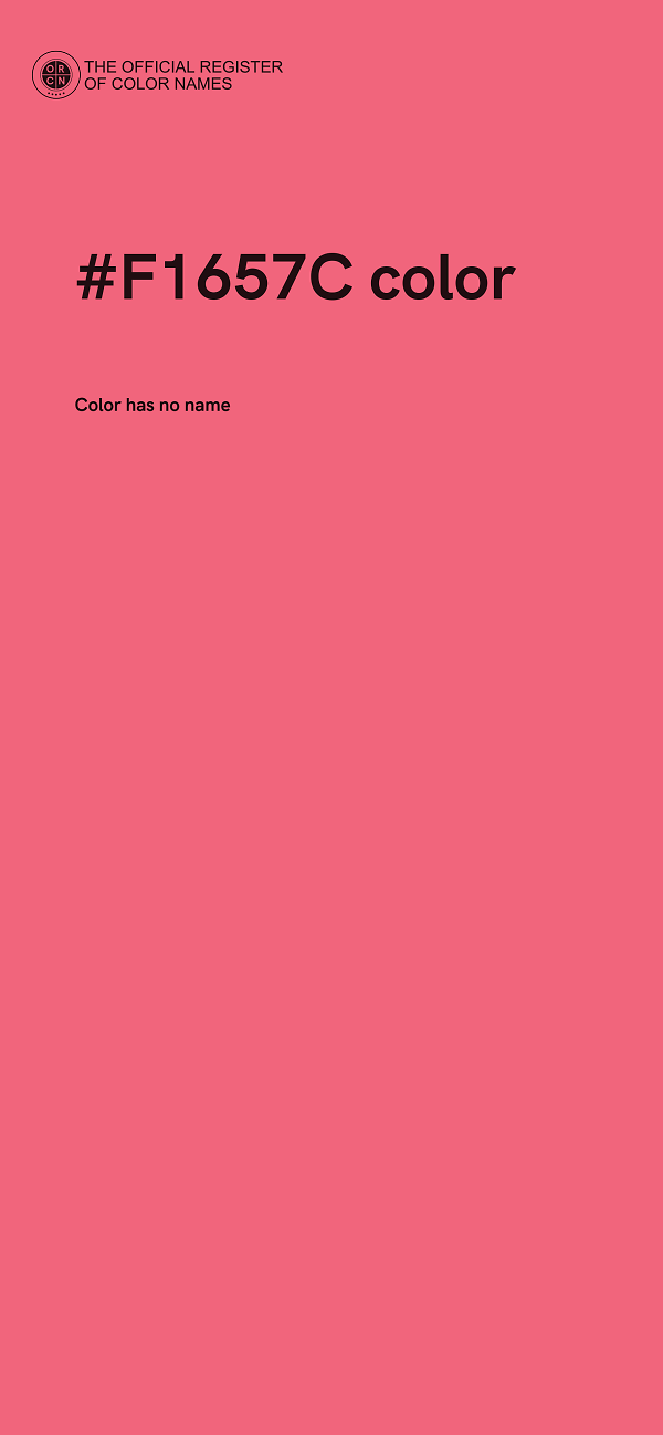 #F1657C color image