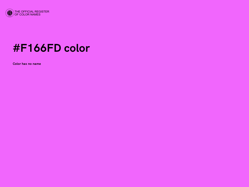 #F166FD color image