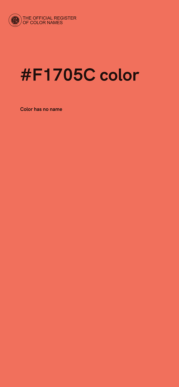 #F1705C color image